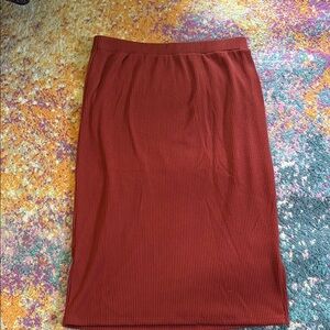Old Navy Elegant Rust Skirt